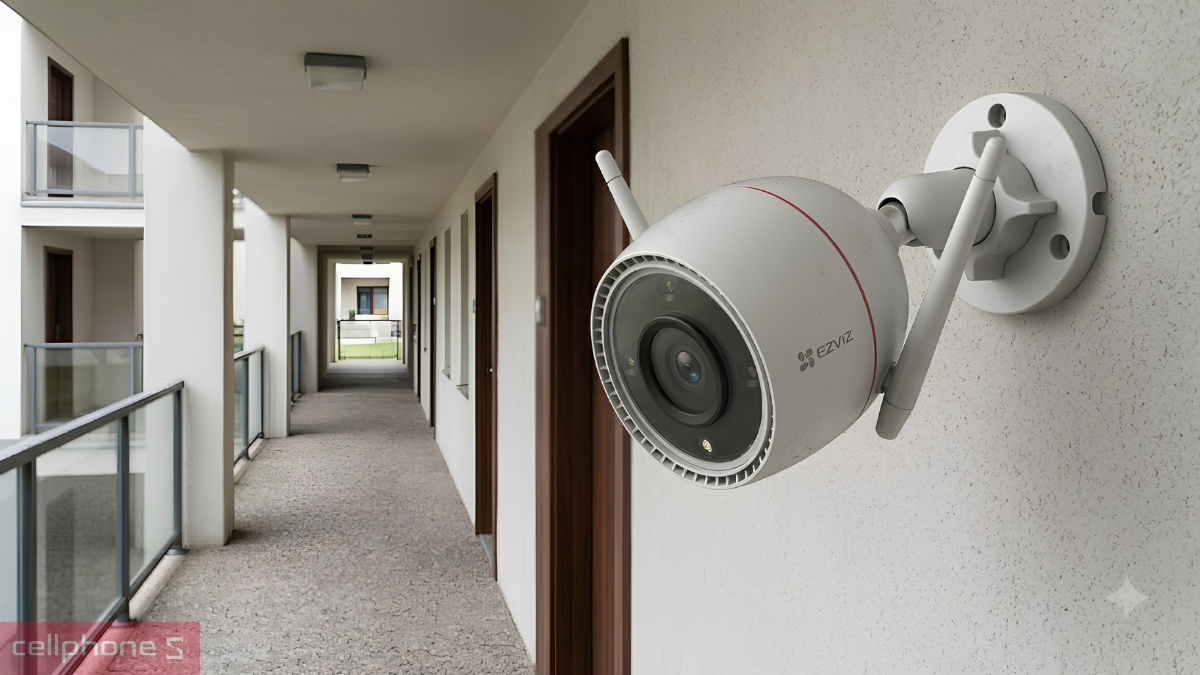 EZVIZ H3C sẽ không được hỗ trợ xoay 360 độ
