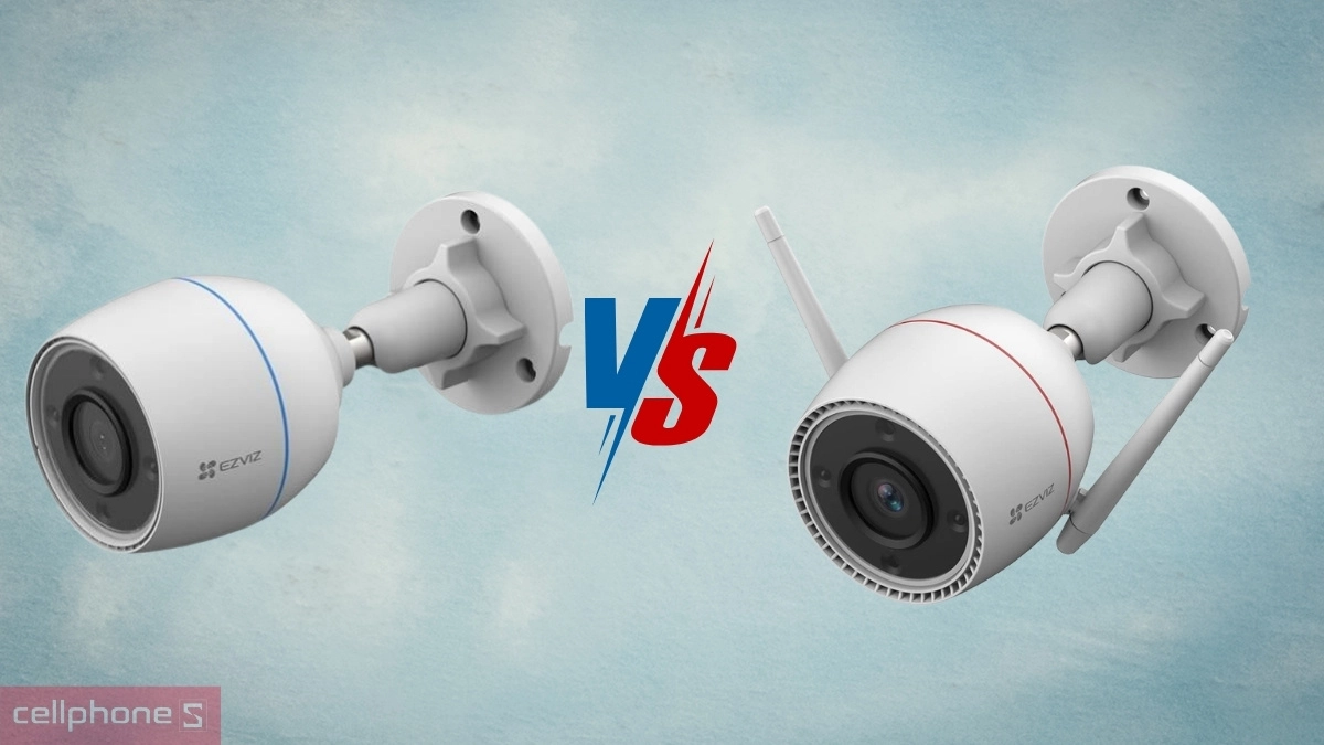 So sánh giữa sản phẩm EZVIZ H3C 2MP và 3MP 