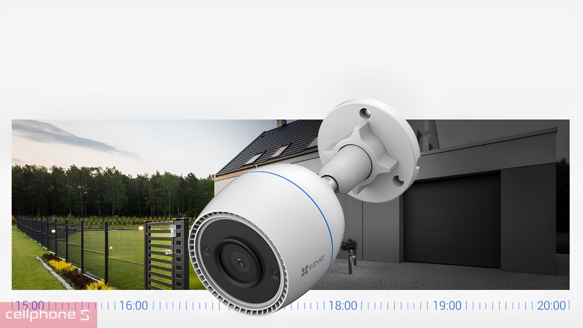 EZVIZ H3C hỗ trợ ghi lại hình ảnh sắc nét
