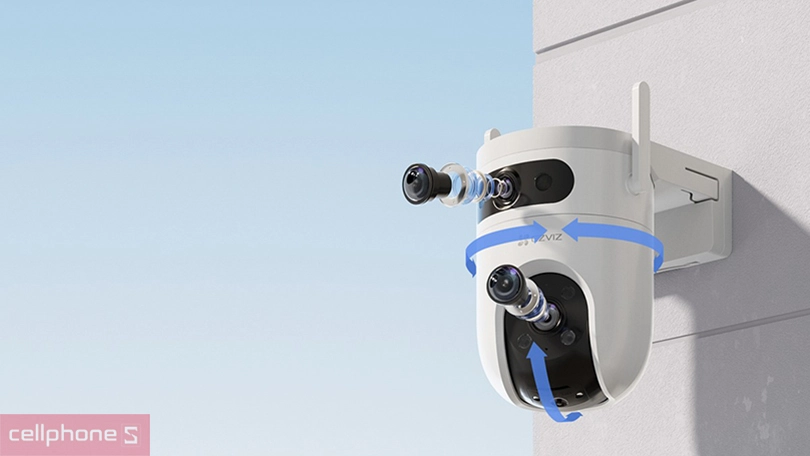 Khả năng quay trên camera Ezviz H9C 6MP IP wifi 2 ống kính ngoài trời