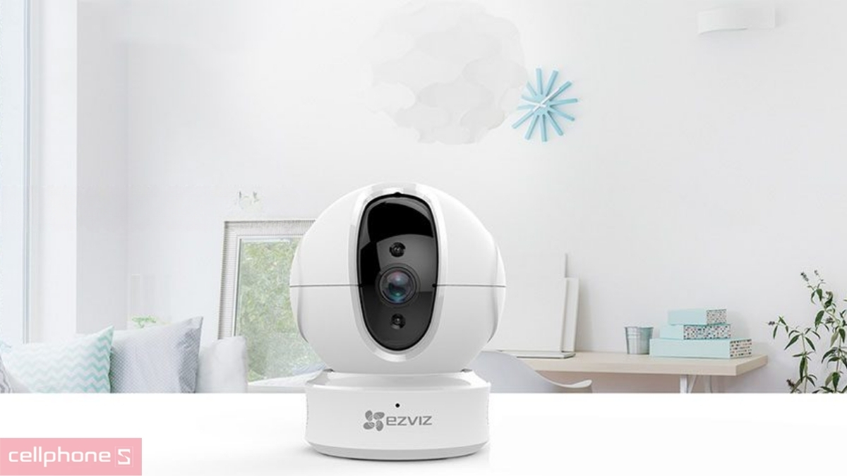 Khả năng hỗ trợ lưu trữ, đàm thoại của camera Ezviz IP Wifi C6CN with LAN port 720P