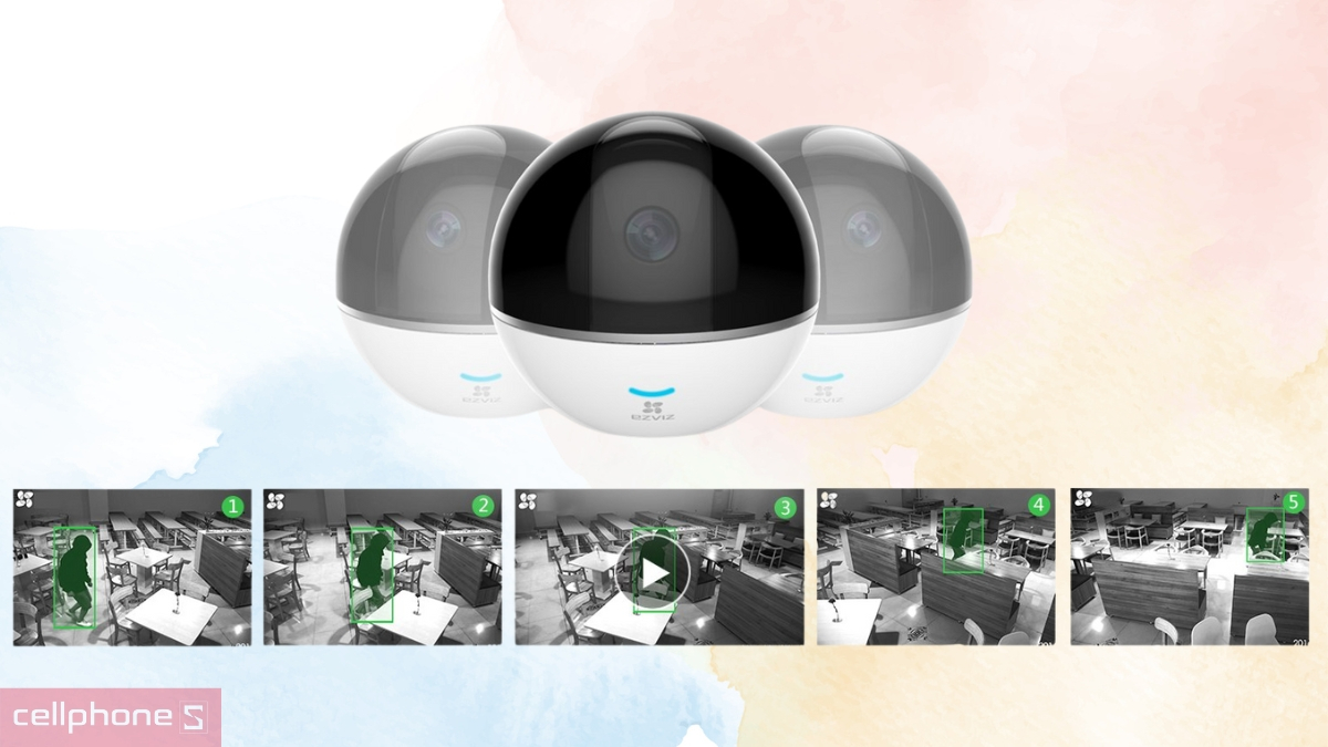 Camera IP 360 độ 2MP EZVIZ C6T with RF 1080P (CS-CV248 (With RF) | Giá rẻ