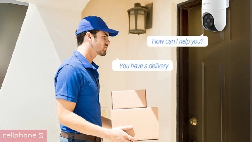 Khả năng đàm thoại của camera EZVIZ IP WiFi H8C 3MP 2K