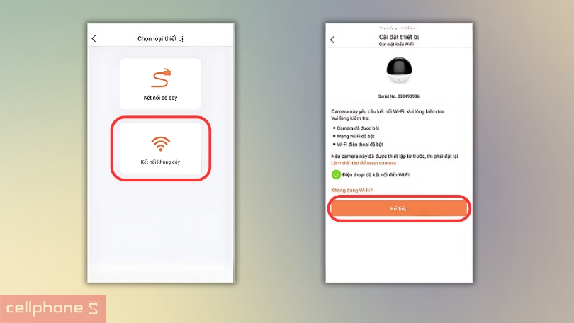 Hướng dẫn kết nối camera EZVIZ IP WiFi H8C 3MP 2K với điện thoại