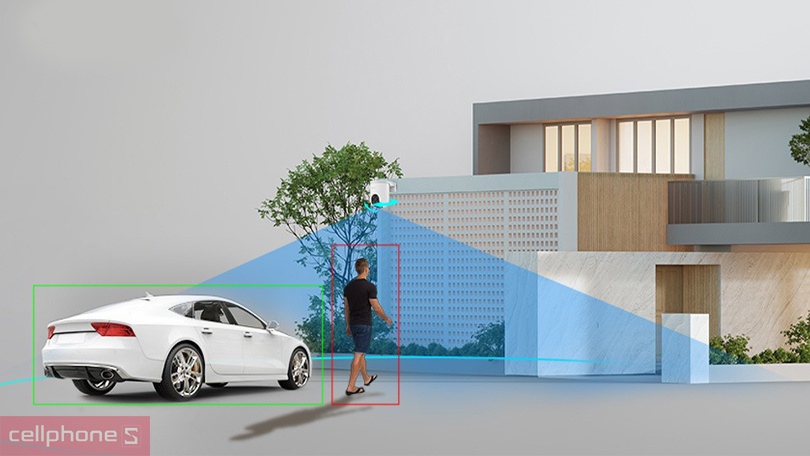 Khả năng phát hiện chuyển động của camera EZVIZ IP WiFi H8C Pro 4MP 2K Plus