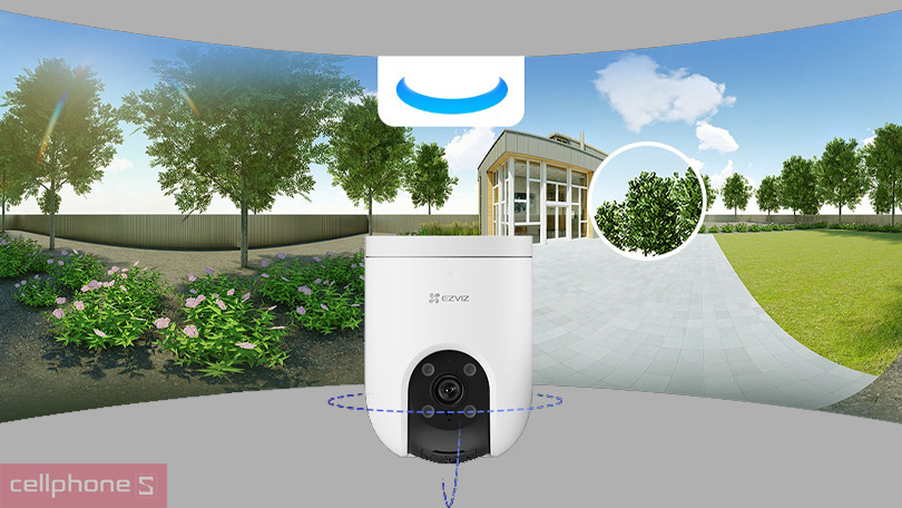 Khả năng đàm thoại của camera EZVIZ IP WiFi H8C Pro 4MP 2K Plus
