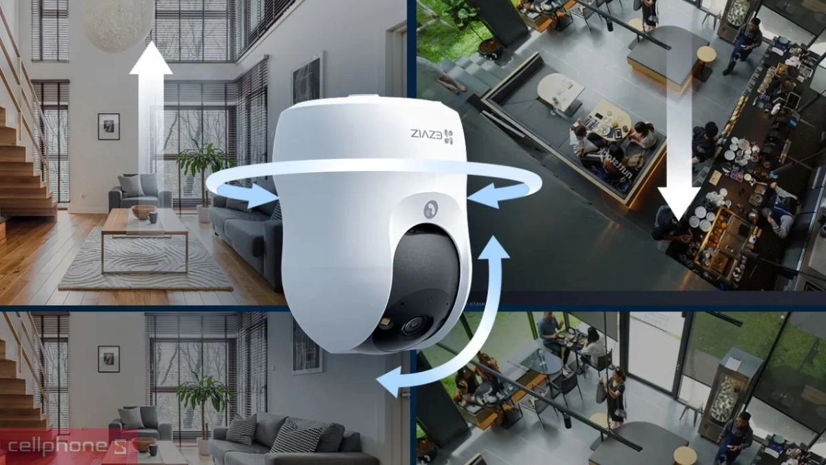 Camera EZVIZ IP Wifi hồng ngoại C6N G1 8MP được tích hợp công nghệ phát hiện hình dáng