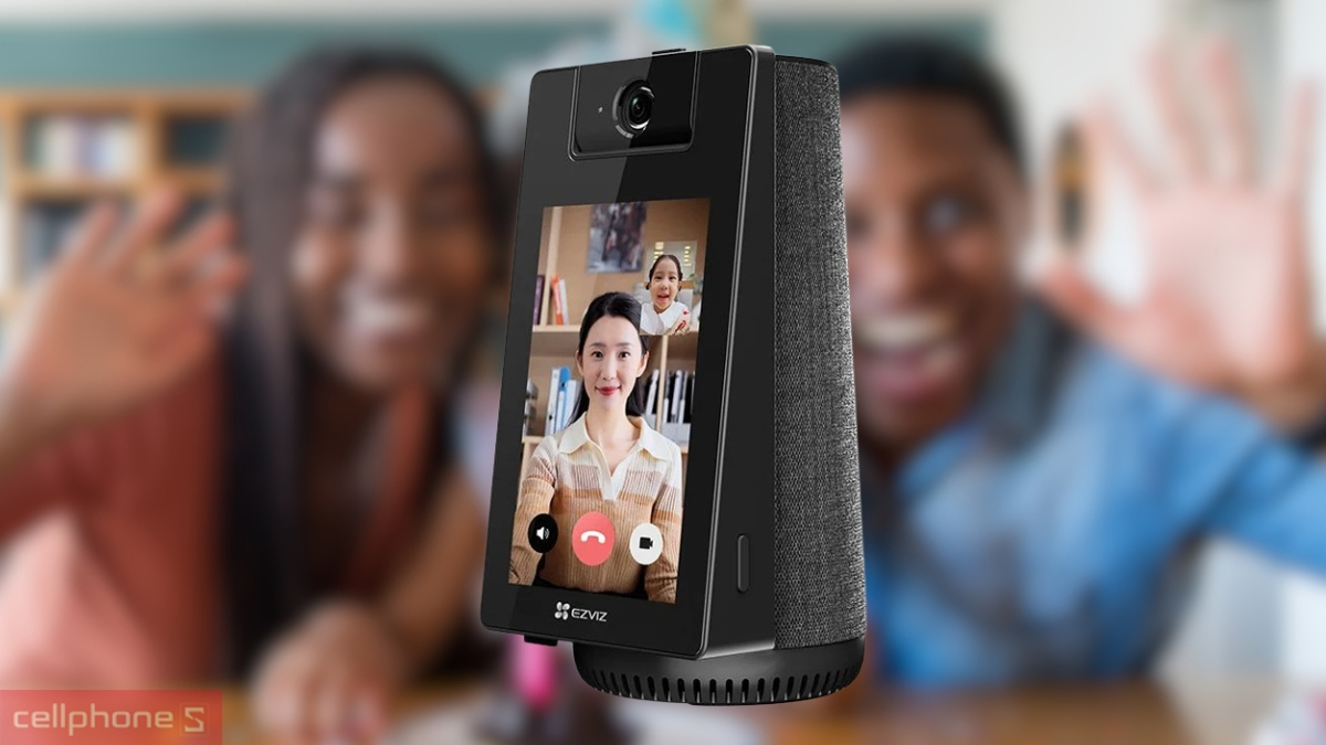 Khả năng hỗ trợ giao tiếp của camera Ezviz IP Wifi tích hợp màn hình S10 4MP