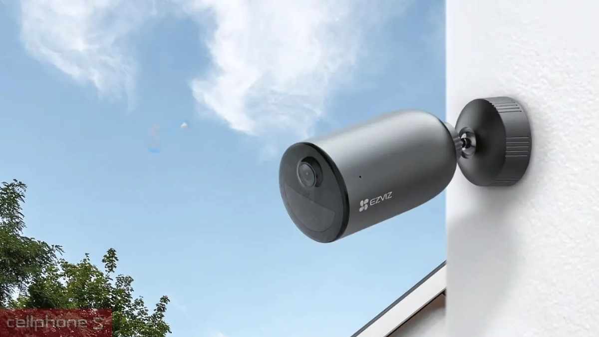 Khả năng ghi hình rõ nét của camera EZVIZ năng lượng mặt trời EB3 KIT 3MP