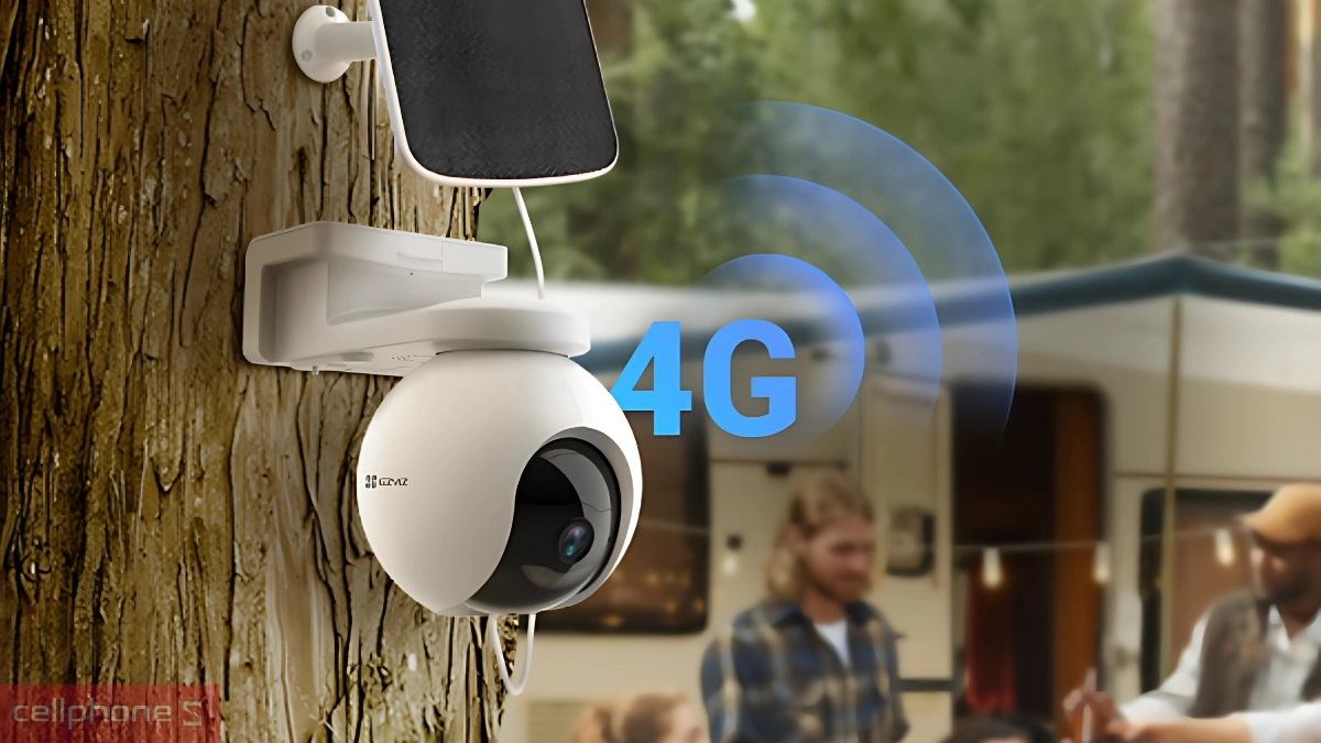 Khả năng ghi hình camera EZVIZ năng lượng mặt trời EB8 Kit 3MP