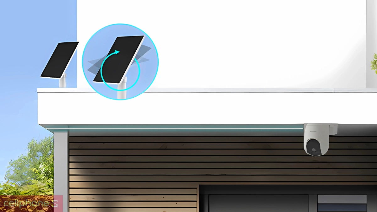 Khả năng ghi hình trên camera EZVIZ năng lượng mặt trời HB8 Lite KIT 4MP