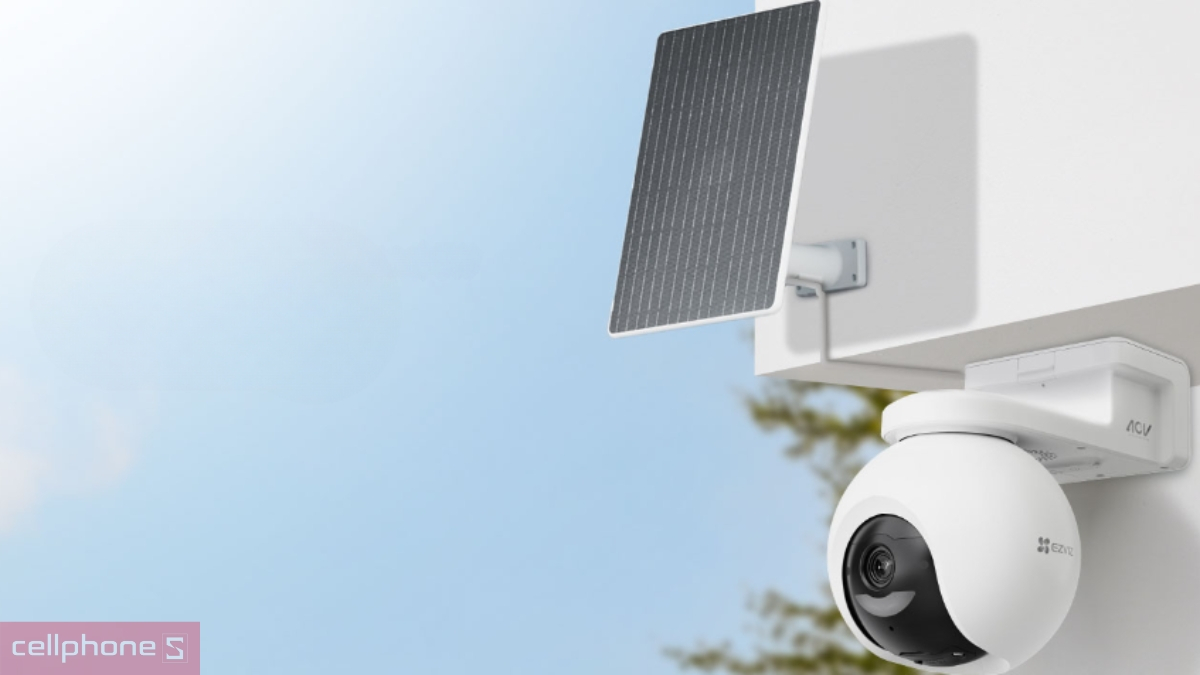 Vì sao nên mua camera Ezviz năng lượng mặt trời HB8 Pro KIT 8MP