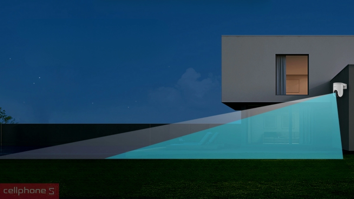 Tính năng phát hiện chuyển động của camera EZVIZ Wifi ngoài trời H8c 3MP 4G