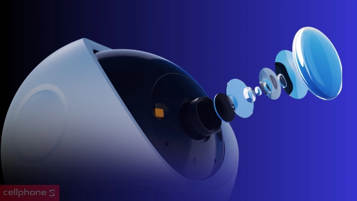 Chất lượng ghi hình sắc nét của camera EZVIZ WiFi trong nhà H6c G1 8MP