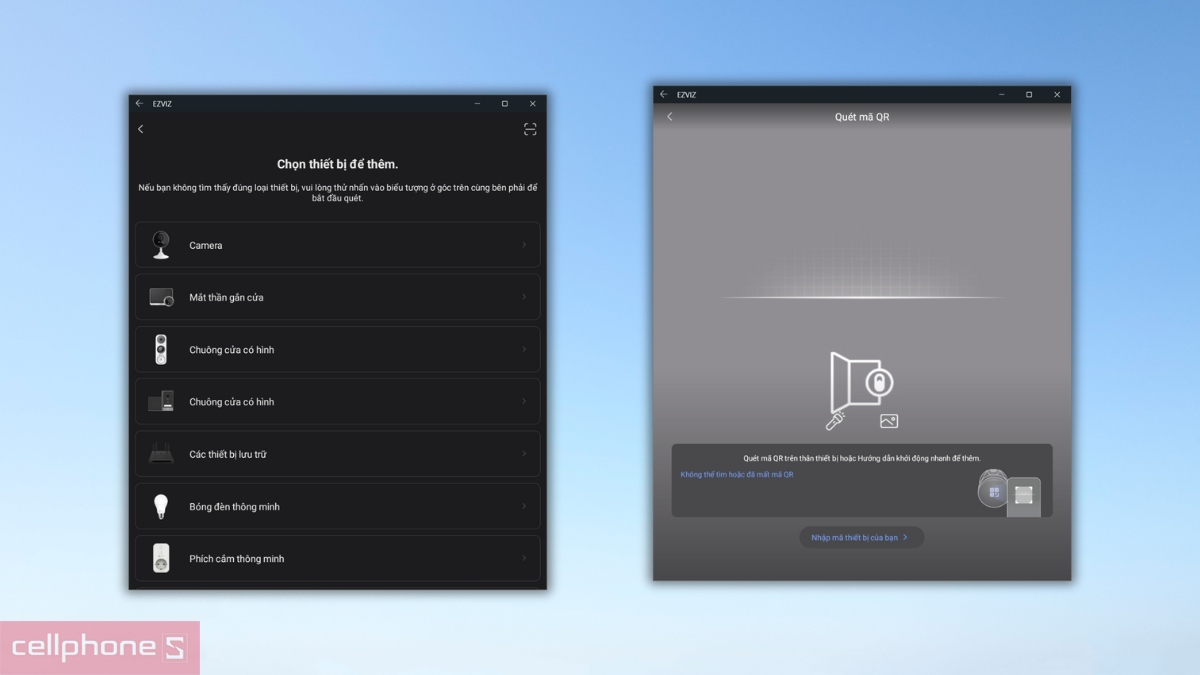 Hướng dẫn cách kết nối camera EZVIZ WiFi trong nhà H6c G1 8MP với ứng dụng EZVIZ chi tiết