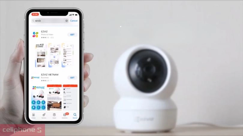 Cách cài đặt camera Ezviz H6C Pro 2K+ 4MP cho điện thoại