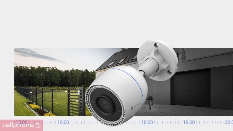 Thiết kế camera EZVIZ H3C 1080P hiện đại, cao cấp Thiết kế camera EZVIZ H3C 1080P hiện đại, cao cấp