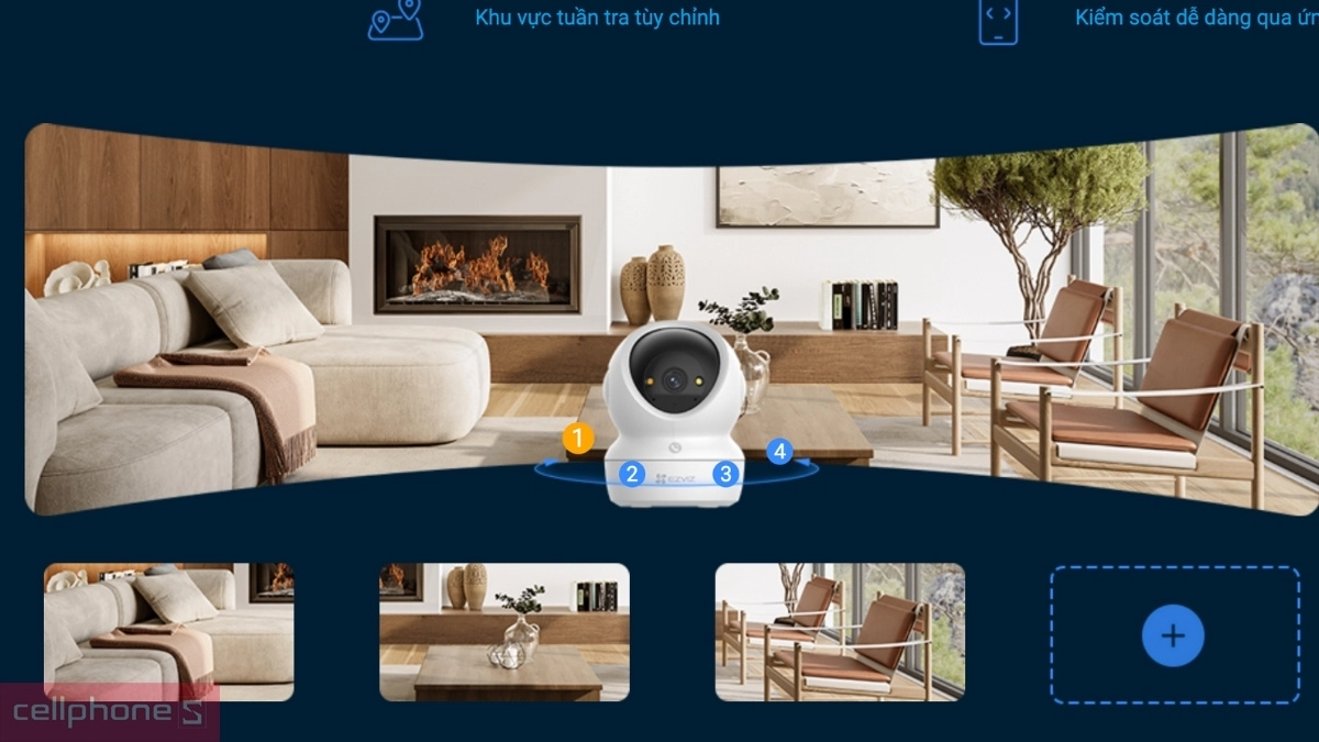 Khả năng lưu trữ của camera IP Wifi Ezviz H6C G1 5MP