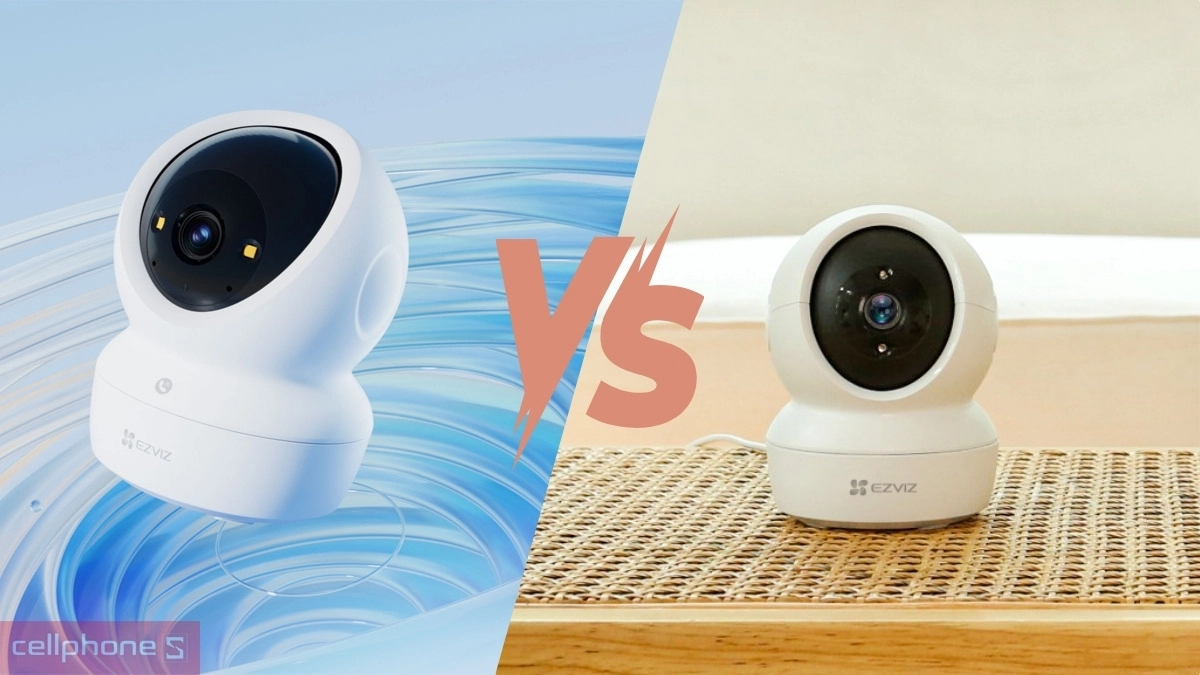 So sánh camera IP Wifi Ezviz H6C G1 5MP và camera IP Wifi EZVIZ H6C