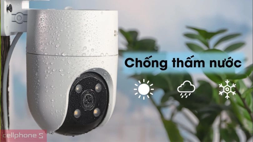 Thiết kế EZVIZ H8C gọn nhẹ, khả năng chống nước cao