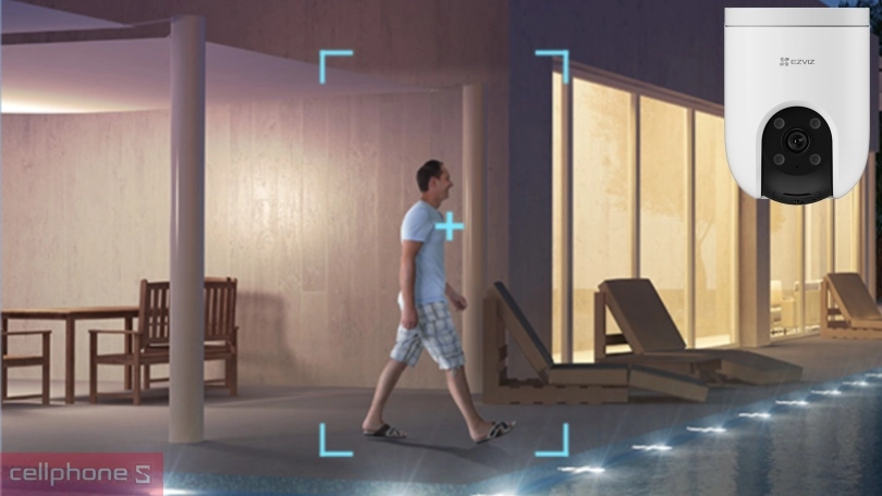 Khả năng phát hiện chuyển động của camera Ezviz H8c Pro 5MP Full Color Khả năng phát hiện chuyển động của camera Ezviz H8c Pro 5MP Full Color