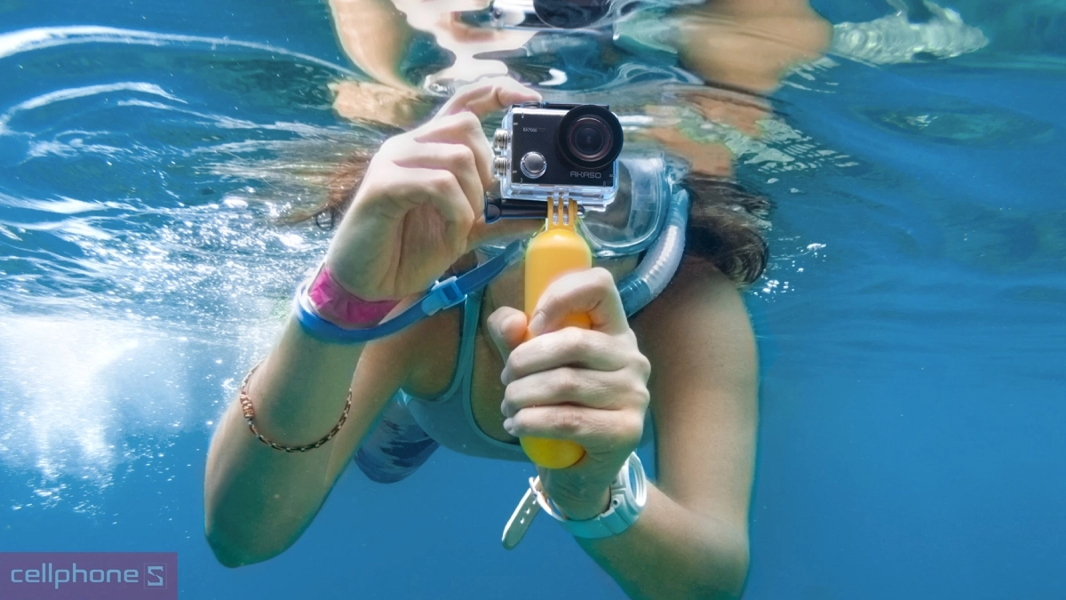 camera Akaso có vỏ kháng nước