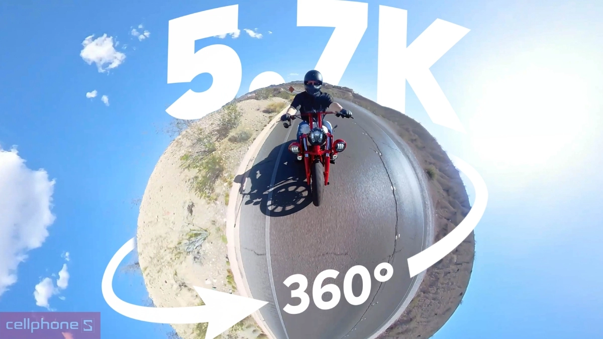 Chất lượng ghi hình, thu âm rõ nét của camera hành động Akaso 360 Standard Edition