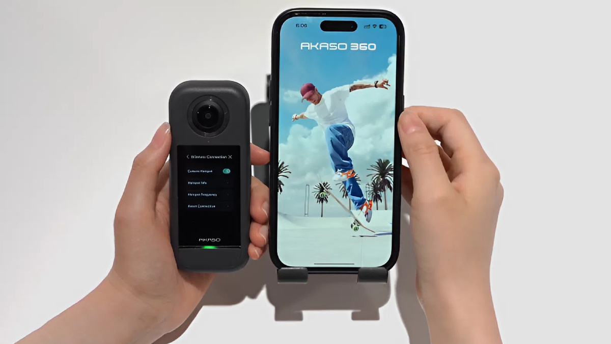 Hướng dẫn kết nối app với camera hành động Akaso 360 Standard Edition chi tiết