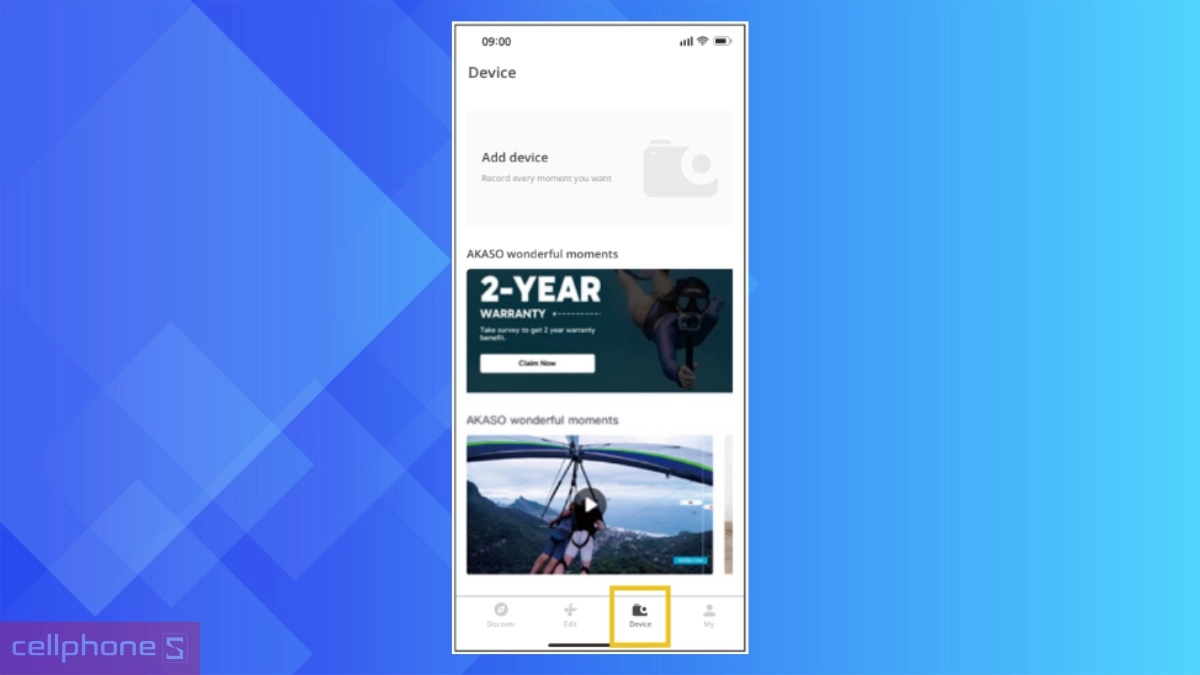 Hướng dẫn kết nối camera hành động AKASO Brave 4 với app