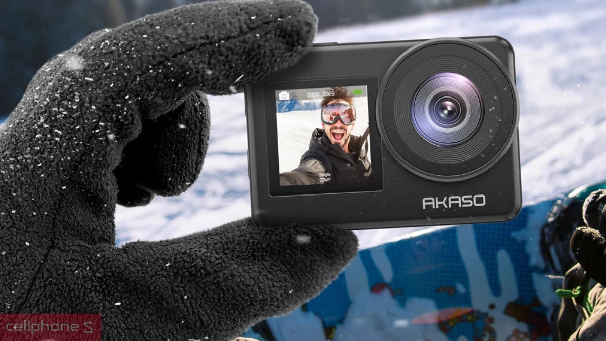 Ưu điểm ghi hình rõ nét của camera hành động Akaso Brave 7