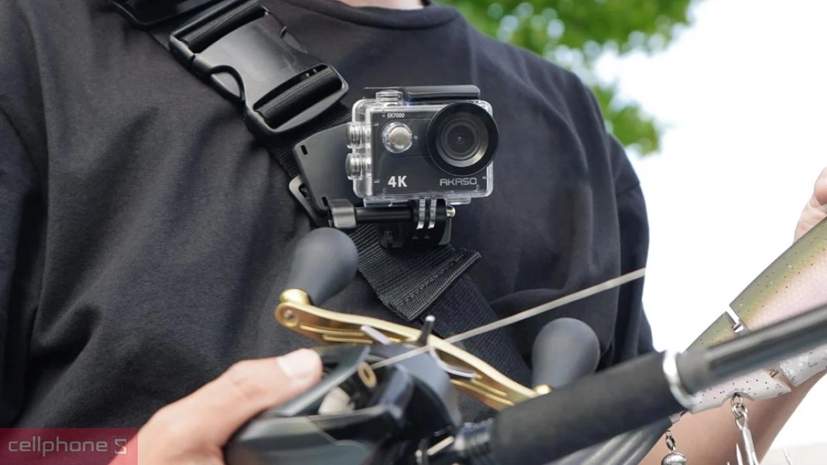 Dung lượng pin ổn định của camera hành động Akaso EK7000