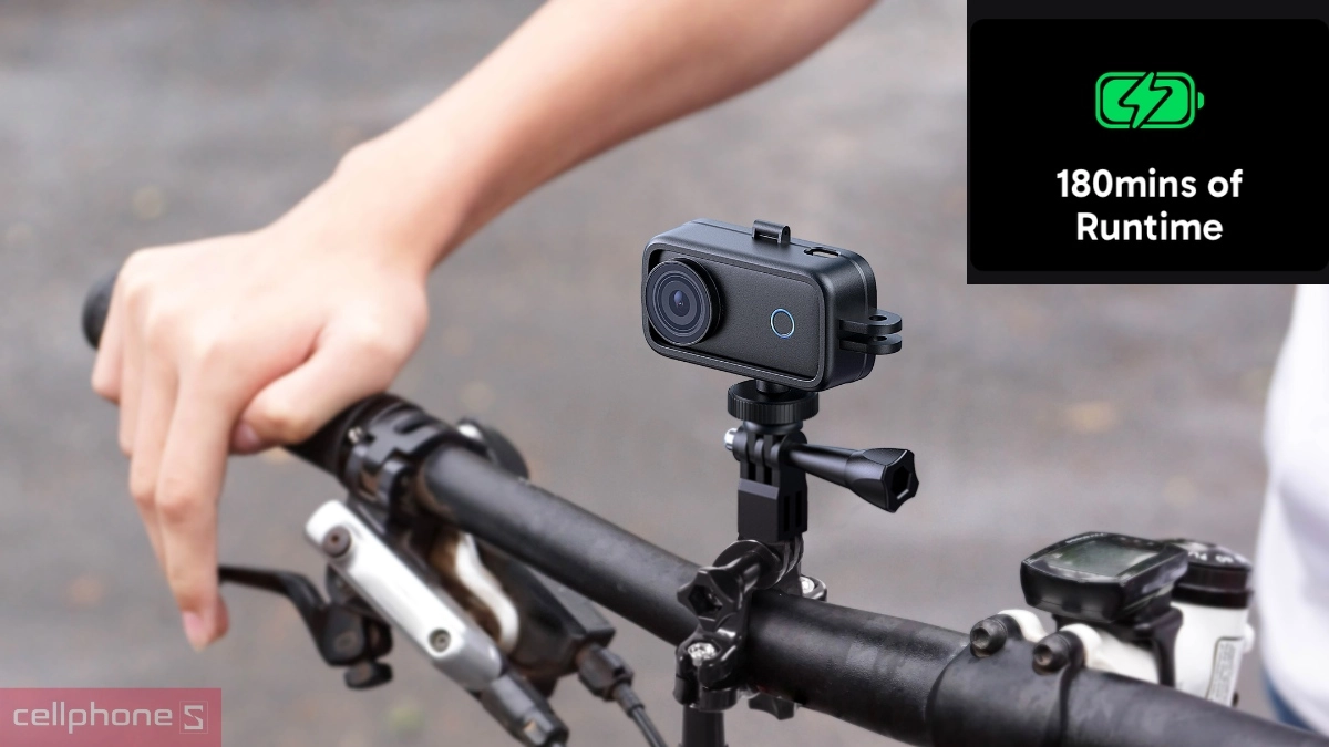 Khả năng lưu trữ của camera hành động Akaso Keychain 2