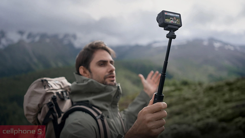 DJI Action 5 Pro màn hình OLED độ sáng 1000 nits