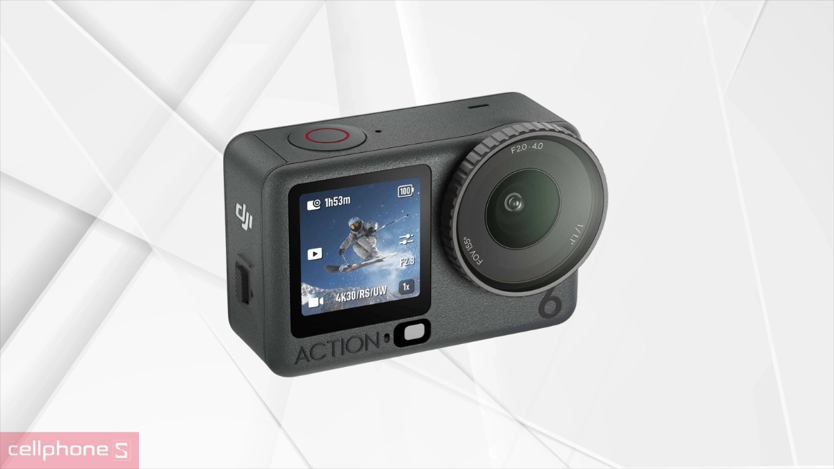 Kiểm soát ánh sáng Camera hành động DJI Action 6 Advanced Combo