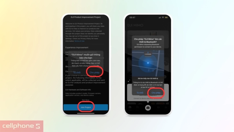 Hướng dẫn kết nối DJI Action 4 với ứng dụng