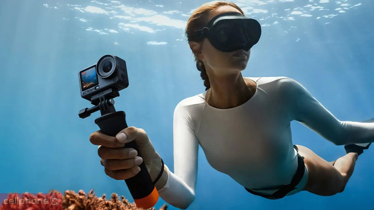 Action 6 cho phép quay dưới nước ở độ sâu lên tới 20 mét