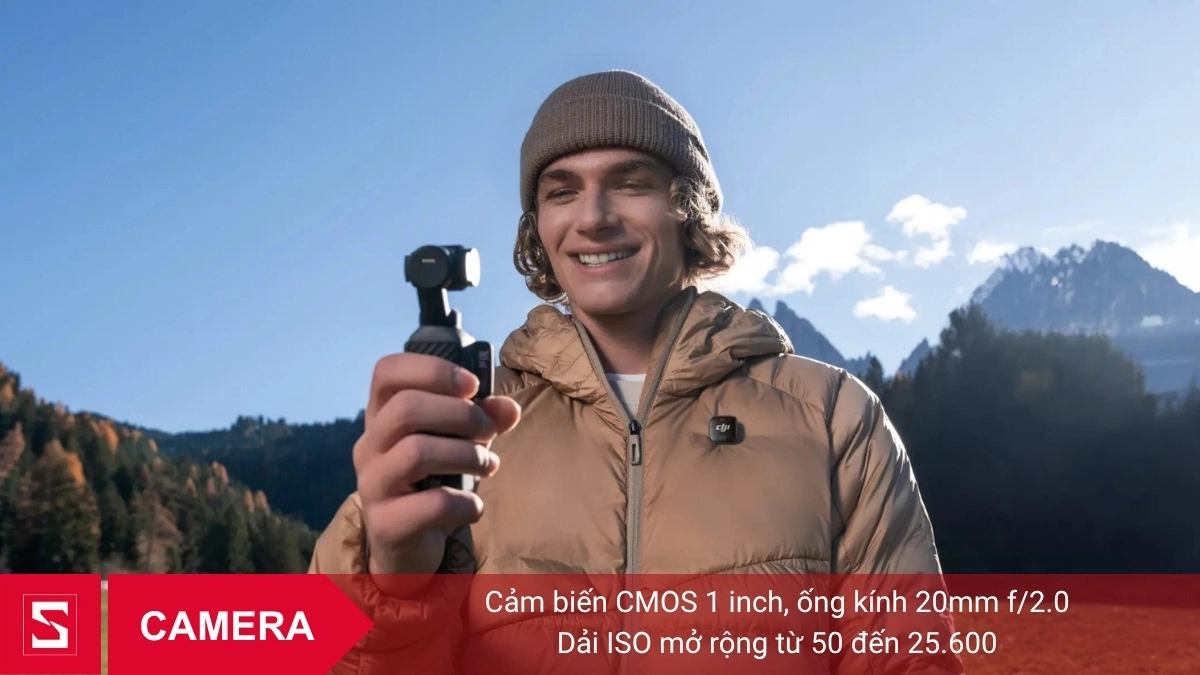 Chất lượng ghi hình sắc nét, thu âm rõ ràng của DJI Osmo Pocket 4 Creator Combo