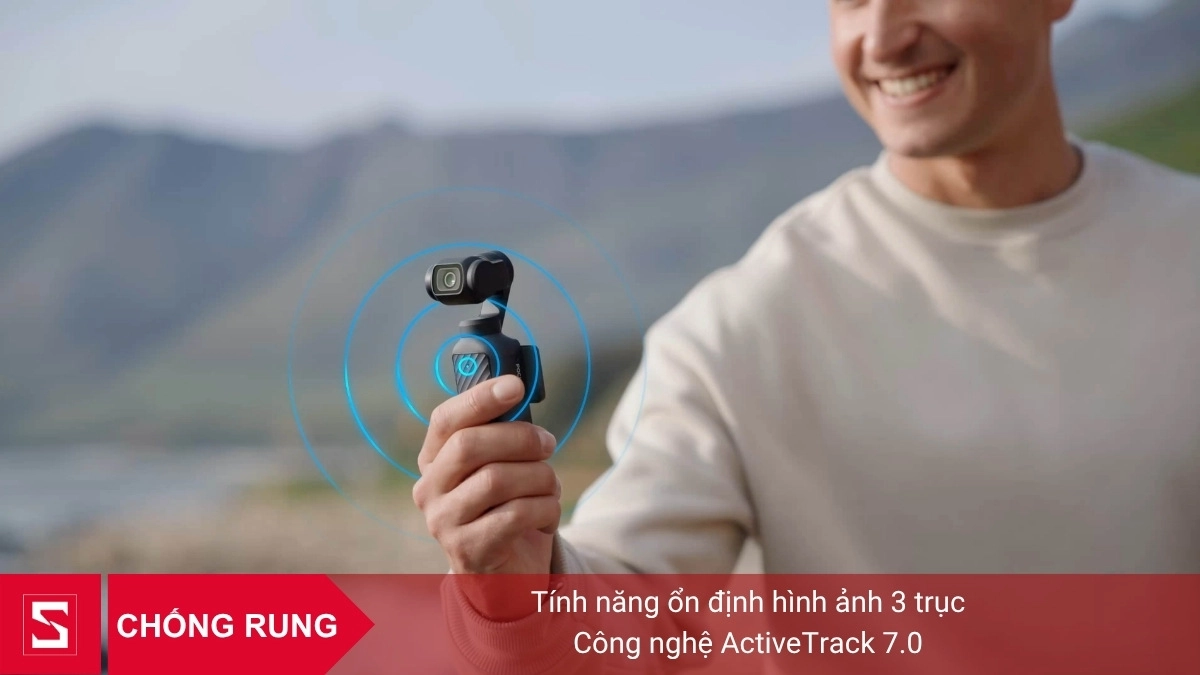 Khả năng giảm rung ấn tượng của DJI Osmo Pocket 4 Creator Combo