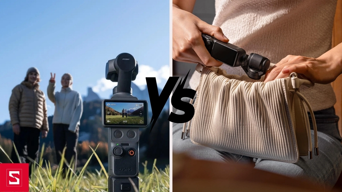 So sánh DJI Osmo Pocket 4 Creator Combo với DJI Osmo Pocket 3 Creator Combo