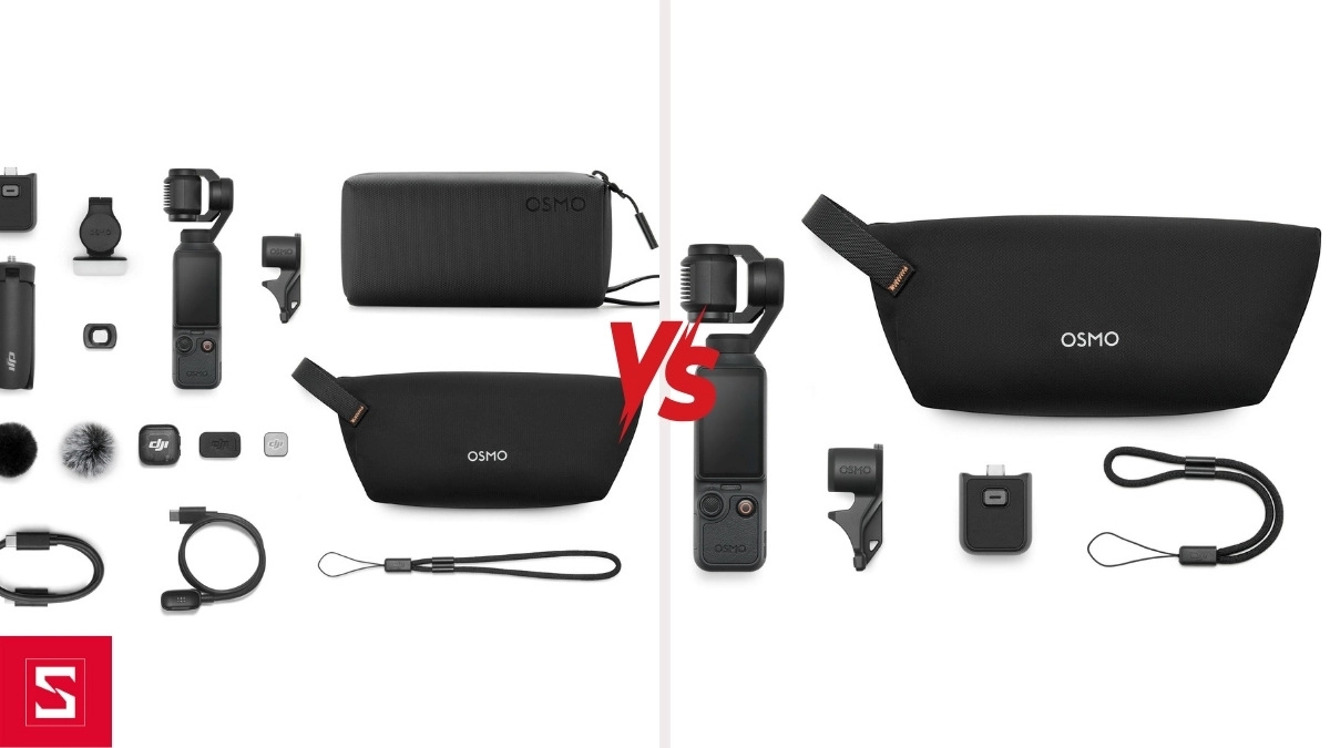 So sánh DJI Osmo Pocket 4 Creator Combo với DJI Osmo Pocket 4 Standard Combo