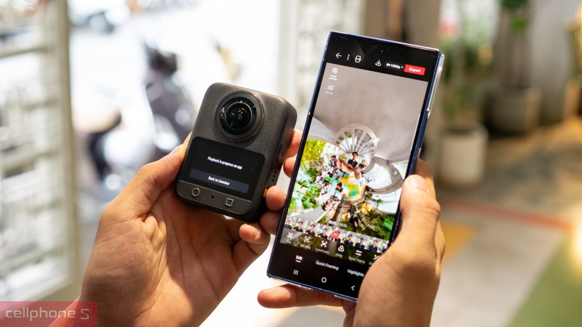 Chụp ảnh toàn cảnh 360 độ 120MP