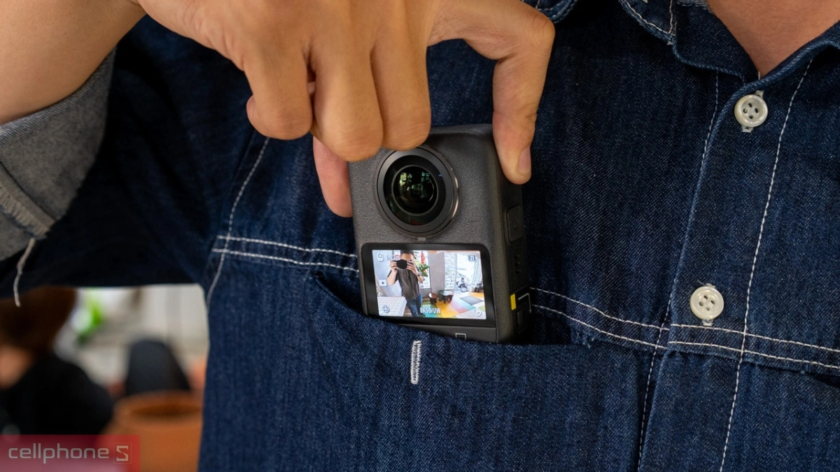 DJI Osmo 360 gọn nhẹ chỉ 183g