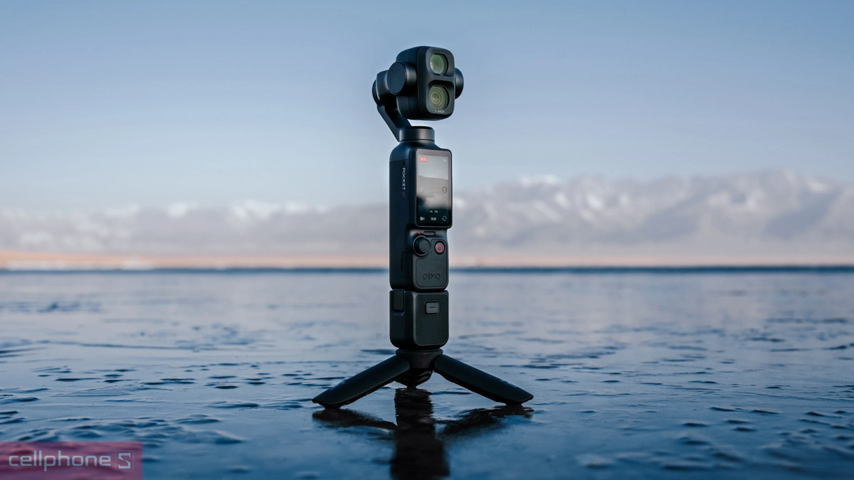 Hệ thống camera kép của DJI Osmo Pocket 4 Pro Advanced Combo