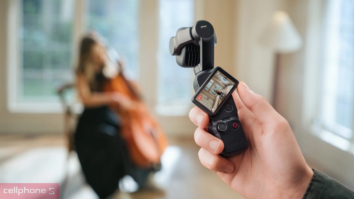 Dải ISO cao trên DJI Osmo Pocket 4 Pro Advanced Combo