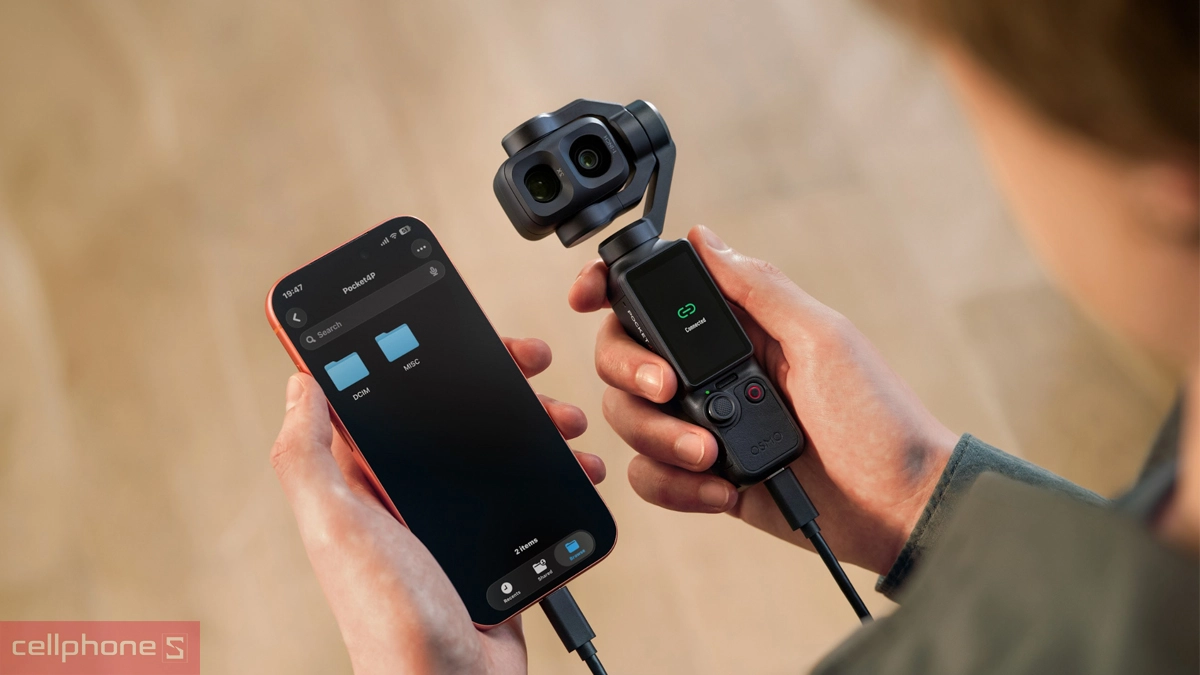 Giải pháp lưu trữ linh hoạt của DJI Osmo Pocket 4 Pro Advanced Combo