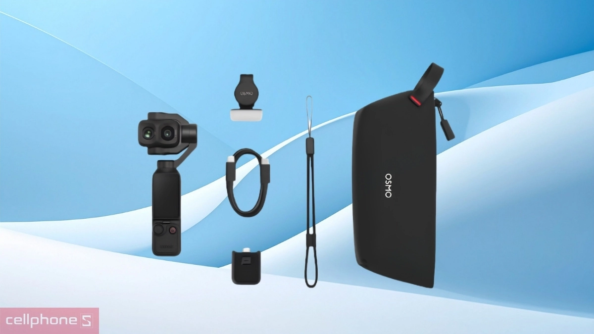 Phụ kiện đi kèm của DJI Osmo Pocket 4 Pro Standard Combo
