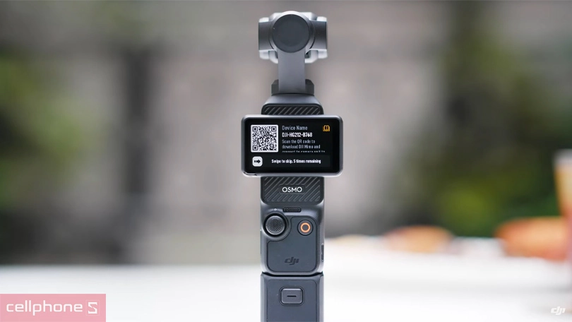 Cách kết nối máy quay Pocket 3 với app