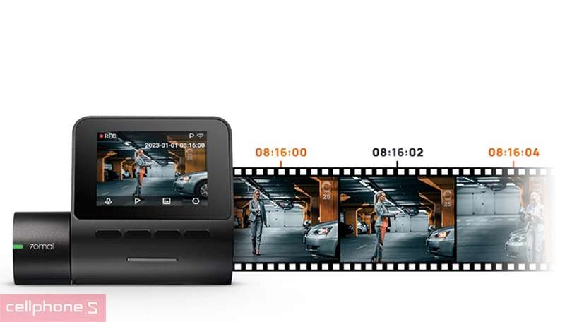 Chất lượng hình ảnh camera hành trình 70mai Dash Cam A200