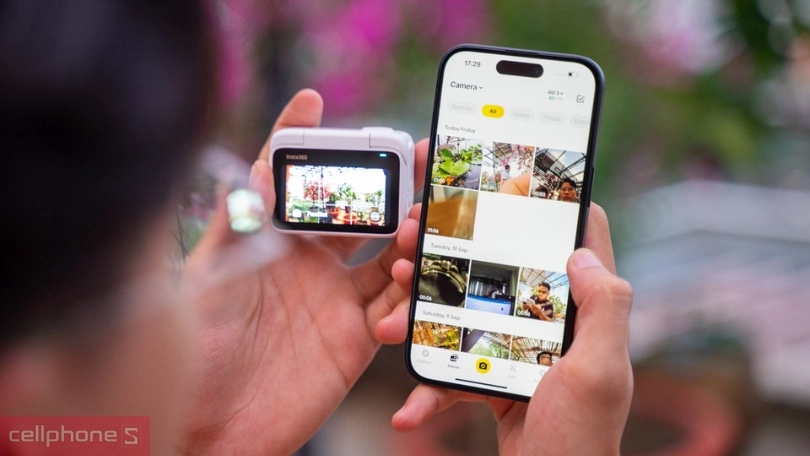 Khả năng ghi hình trên camera hành trình Insta 360 Go 4