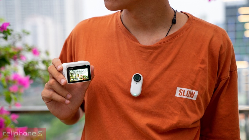 Thiết kế camera hành trình Insta 360 Go 4